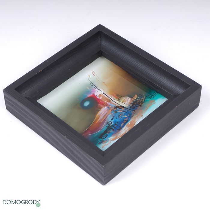 Obraz na szkle, abstrakcja, Stanisław Wyrtel