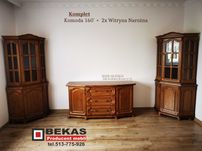 Promocja Zestaw Stylowa RTV 160` Dwie Witryny Narożne BEKAS Producent