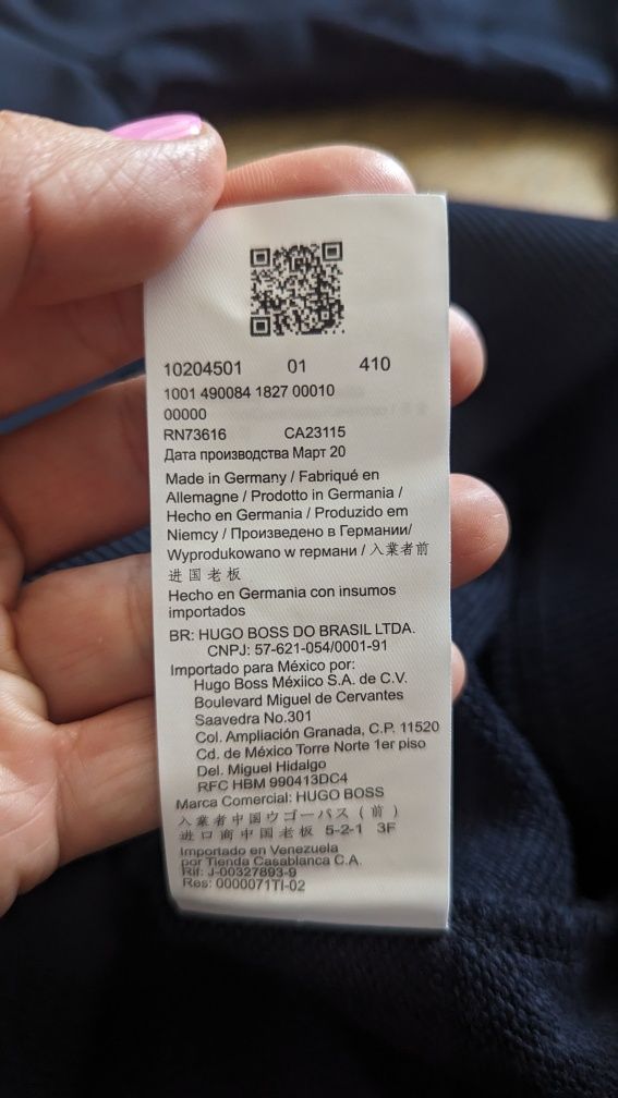 Bluza męska Hugo Boss ciemny granat XXXL