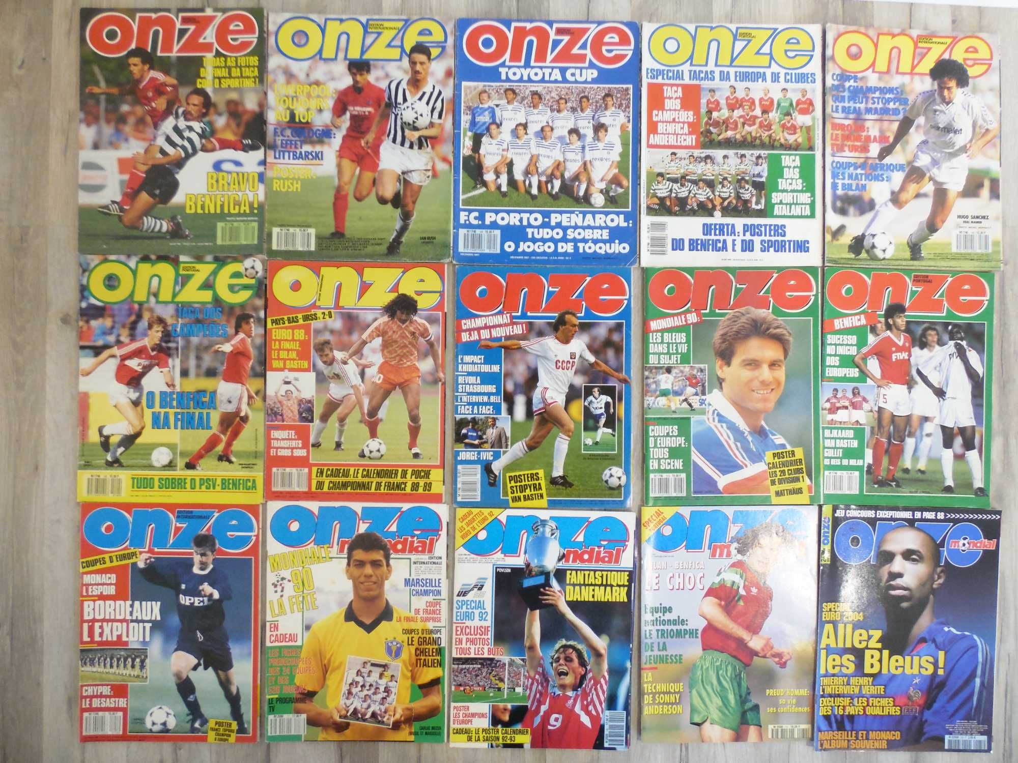 Lote de Revistas Onze