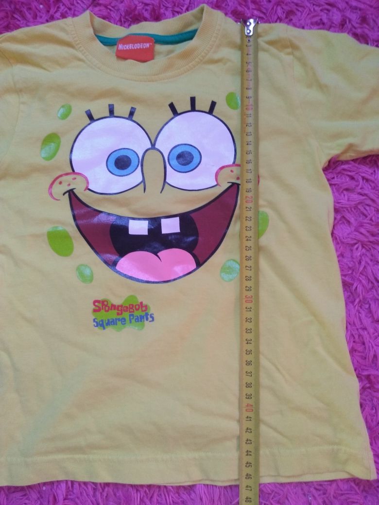 Poduszka maskotka koszulka t-shirt SpongeBob