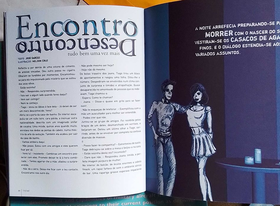 Dois números da defunta Revista 365, criada por Fernando Alvim