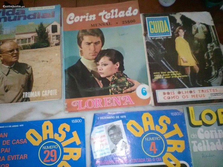 Conjunto de Revistas Antigas Fotonovelas/Outras