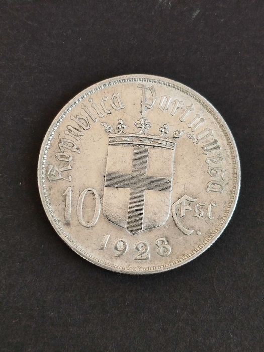 1928 - Portugal - Batalha de Ourique - 10 Esc - Prata