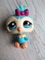 Figurka LPS #1569 turkusowa sowa