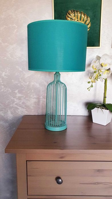 Lampa Home You Turkusowa Druciana