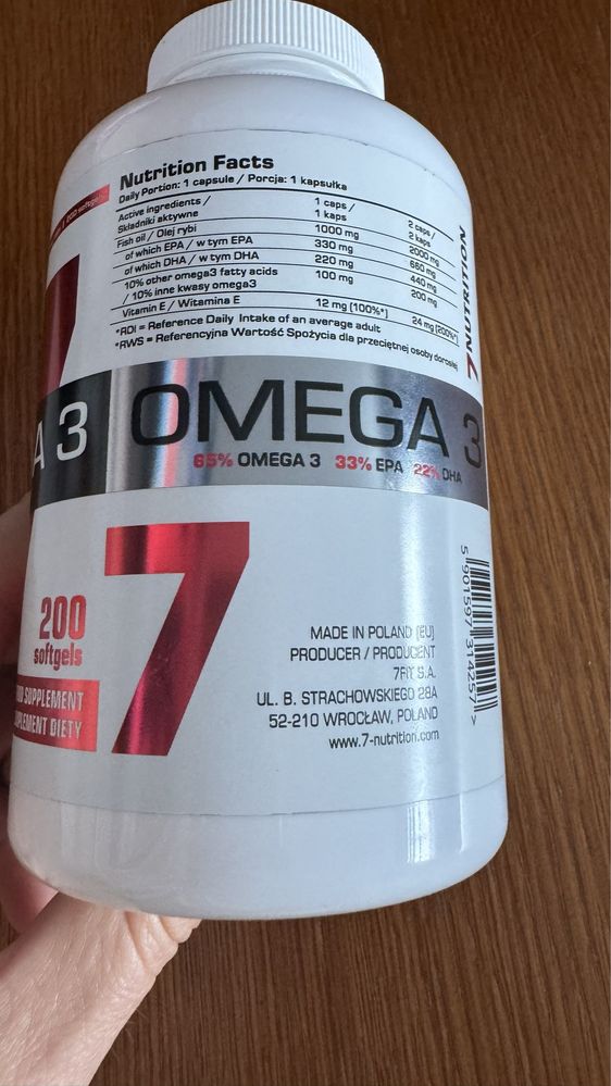 OMEGA 3  160 szt witaminy