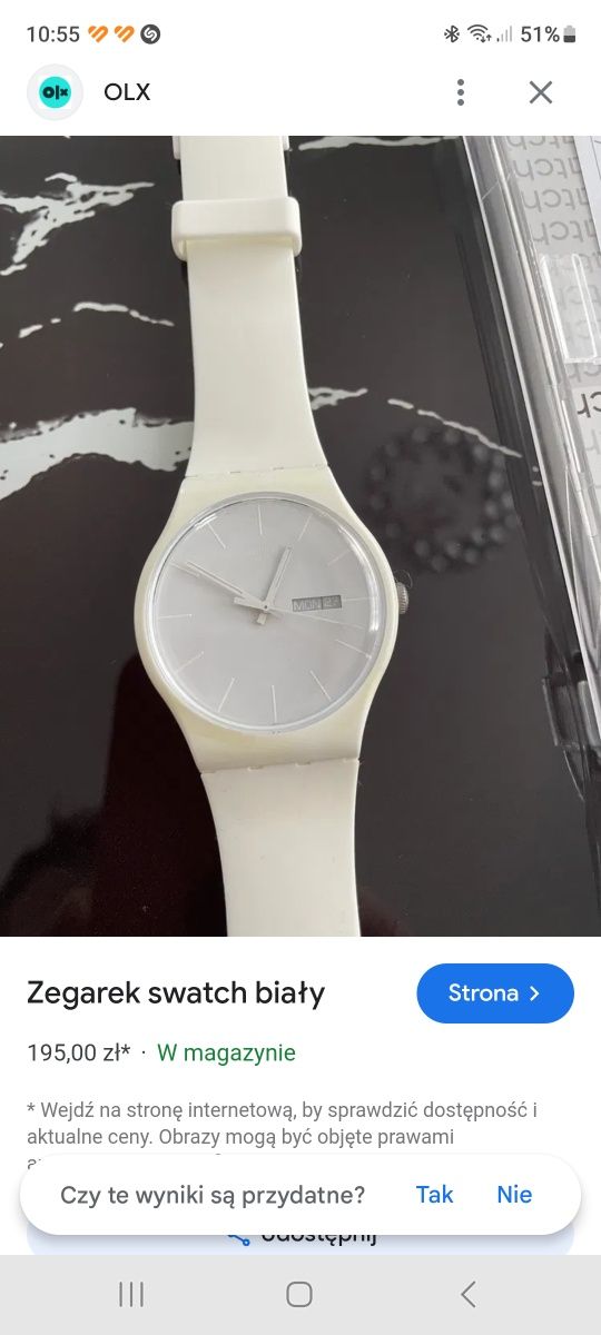 Damski zegarek Swatch