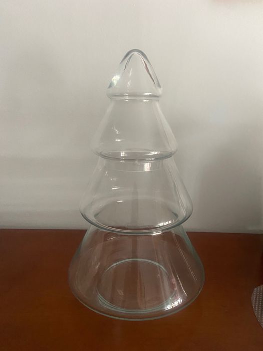 Árvore de Natal em vidro