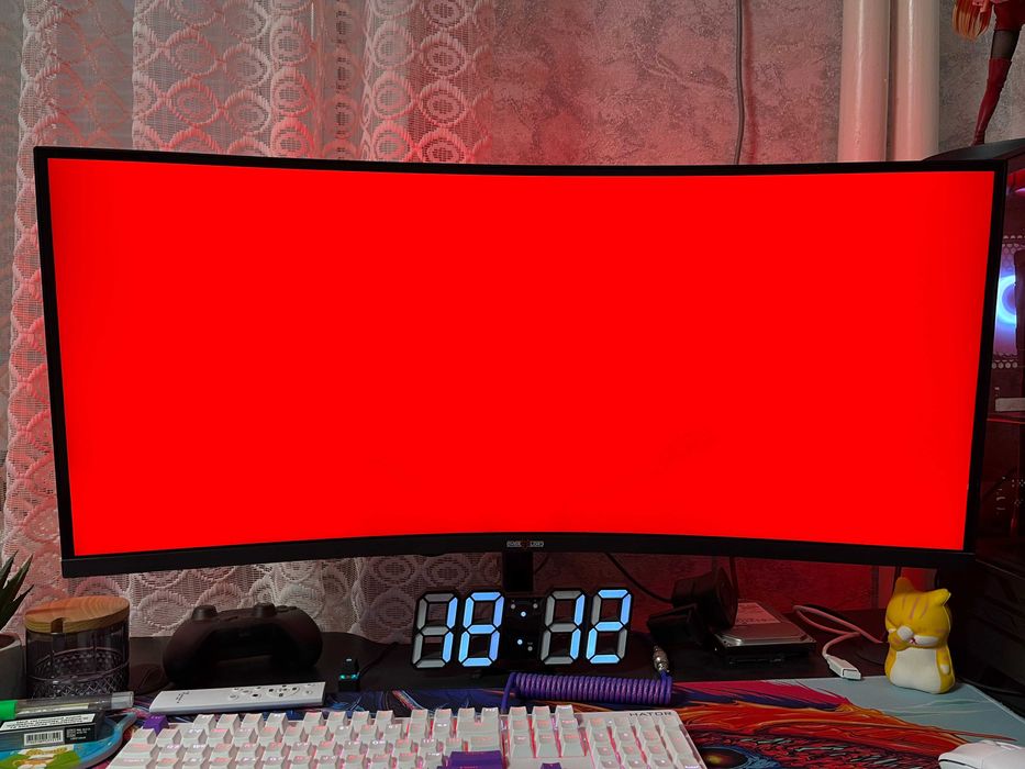 Монітор 34" QUBE Overlord C34UQ144 (Ultra-Wide 2K) 3440×1440