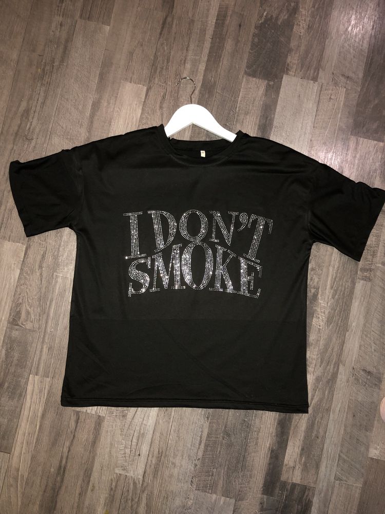 футболка i don’t smoke