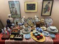 Antyki i starocie z Chin i Japonii talerze miski wazony z porcelany