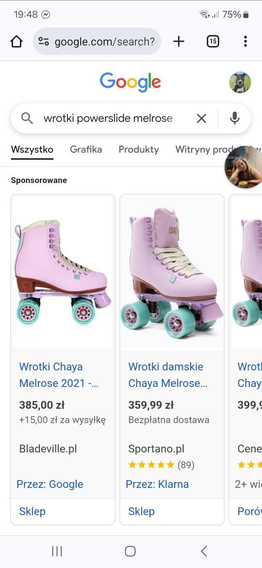 Wrotki Powerslide Melrose czarno różowe 38