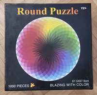 Puzzle Round Puzzle Blazing with Color eBay 1000 el. 12+