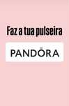 Pulseira Pandora Prata e Pingentes