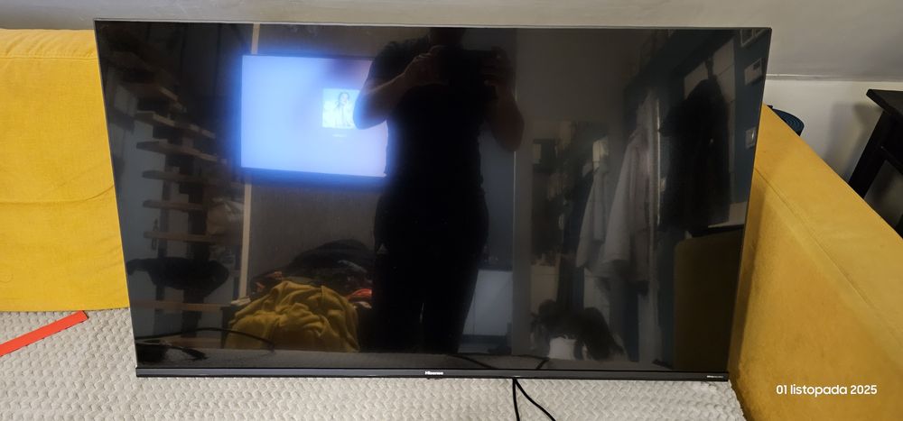 Telewizor hisense 43E78KQTUK QLED 43CALE UHD USB 4K HDMI Smart TV