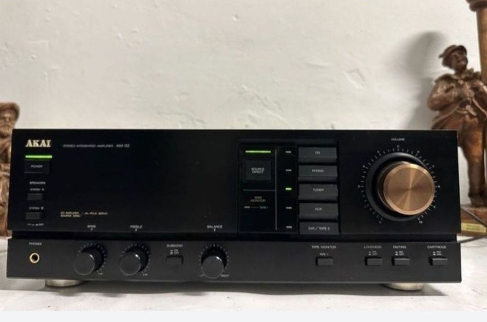 Stereo Wzmacniacz Akai AM 32, 2*80 Wat!, Japan