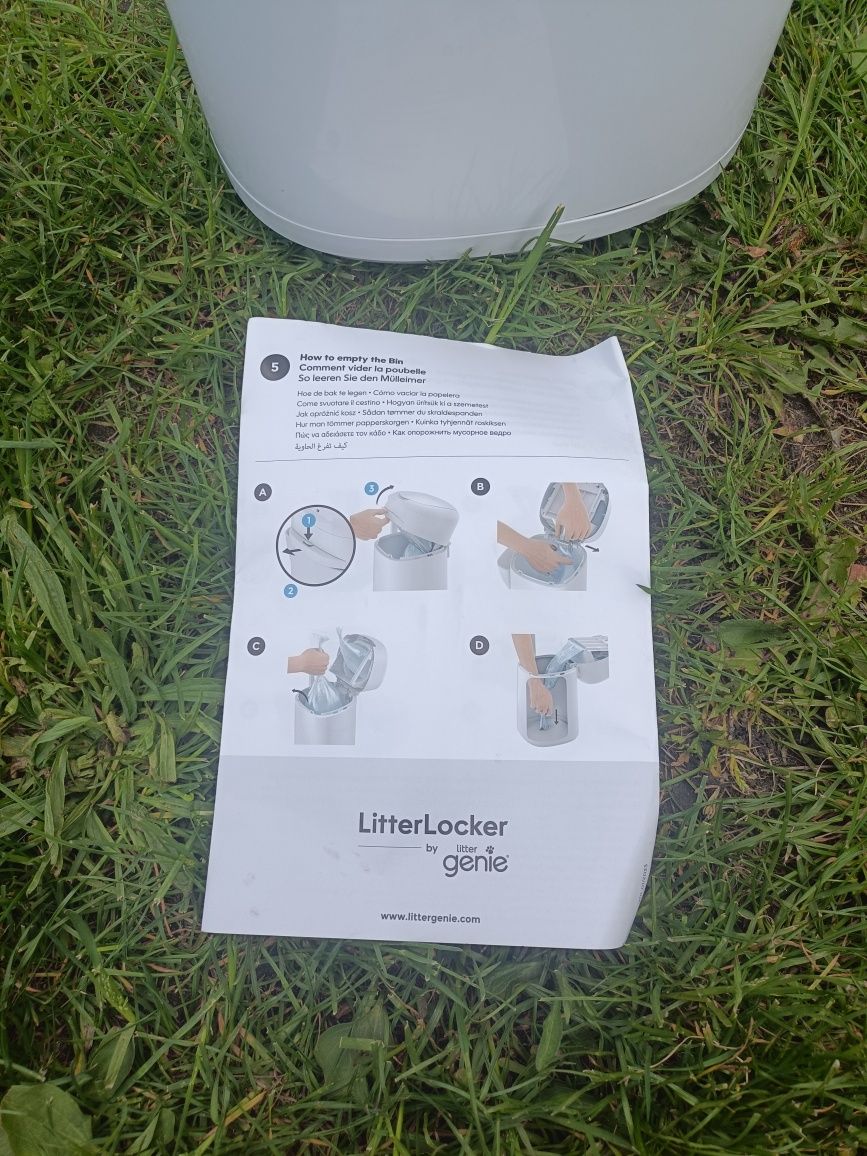Kosz, pojemnik na zużyty żwirek firmy LitterLocker