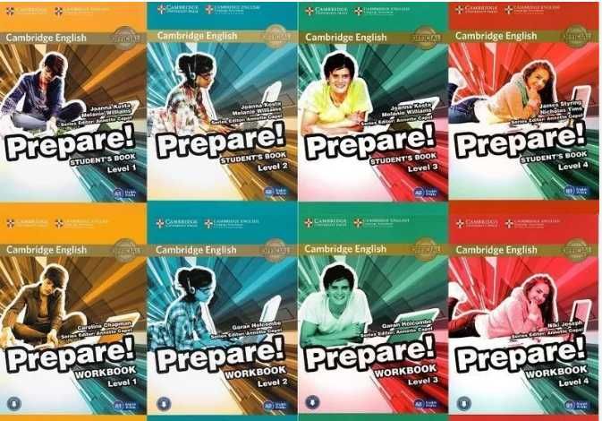 Підручники Prepare 1,2,3,4,5,6,7.8 НУШ і Міжнародні