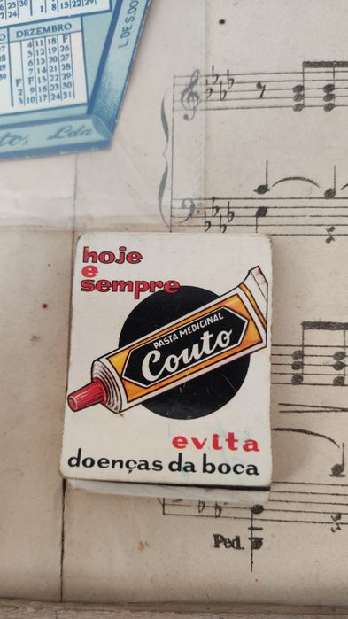Pasta Medicinal Couto - Publicidade Antiga
