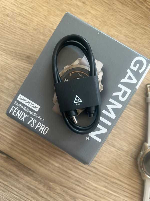 Zegarek garmin Fenix 7s pro sapphire solar