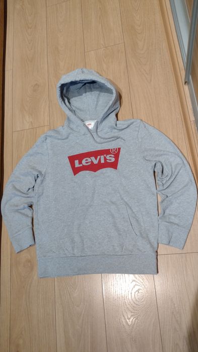 Świetna bluza z kapturem ,męska, LEVIS, roz.M,szara