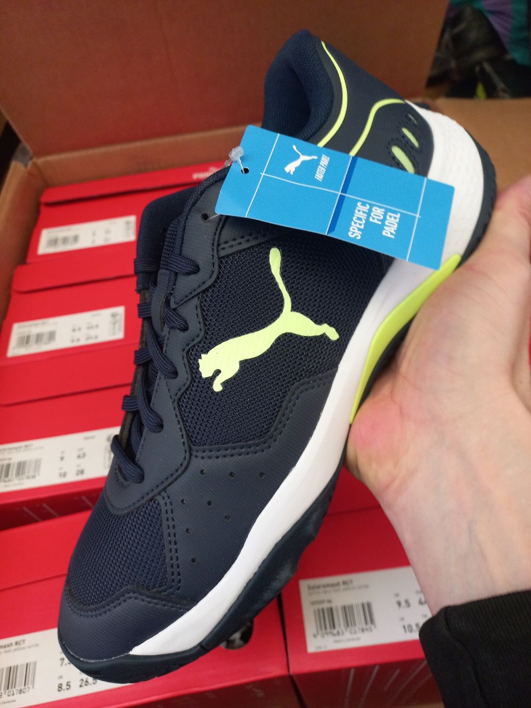 Кросівки puma solarsmash rct темно синій колір