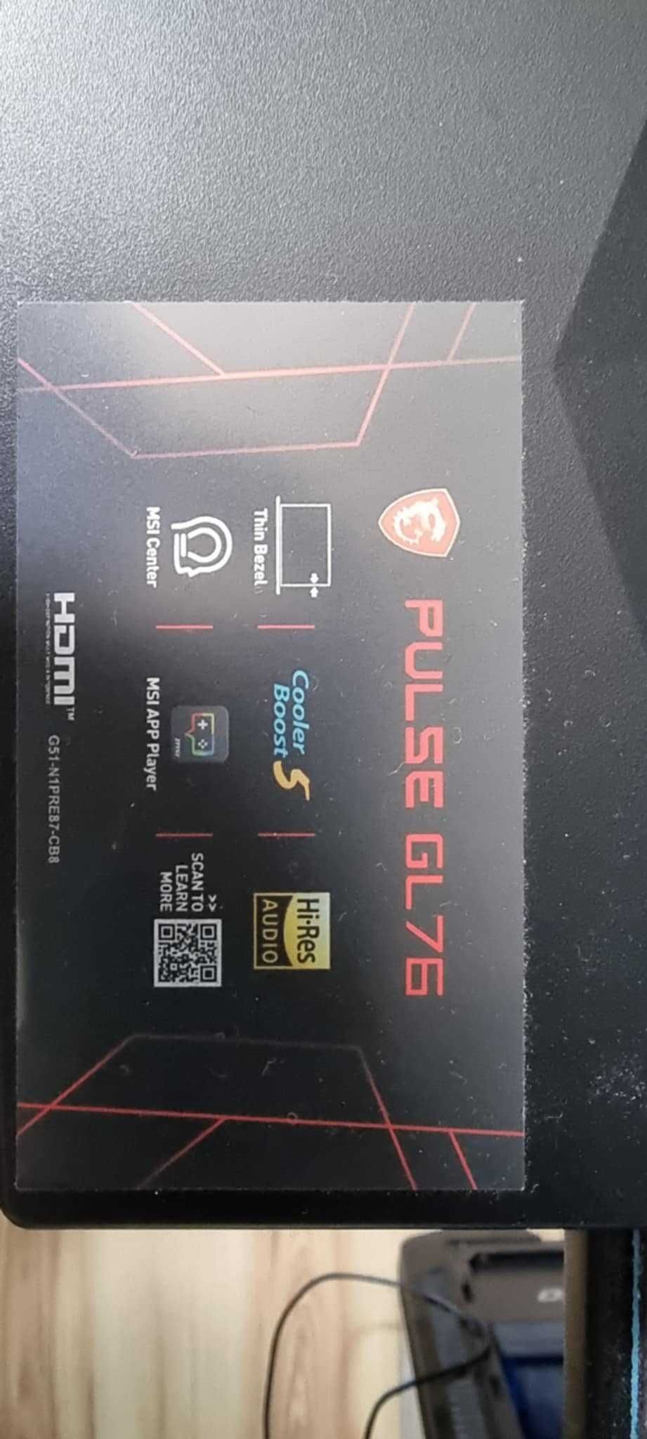 Laptop Gamingowy MSI PULSE GL76