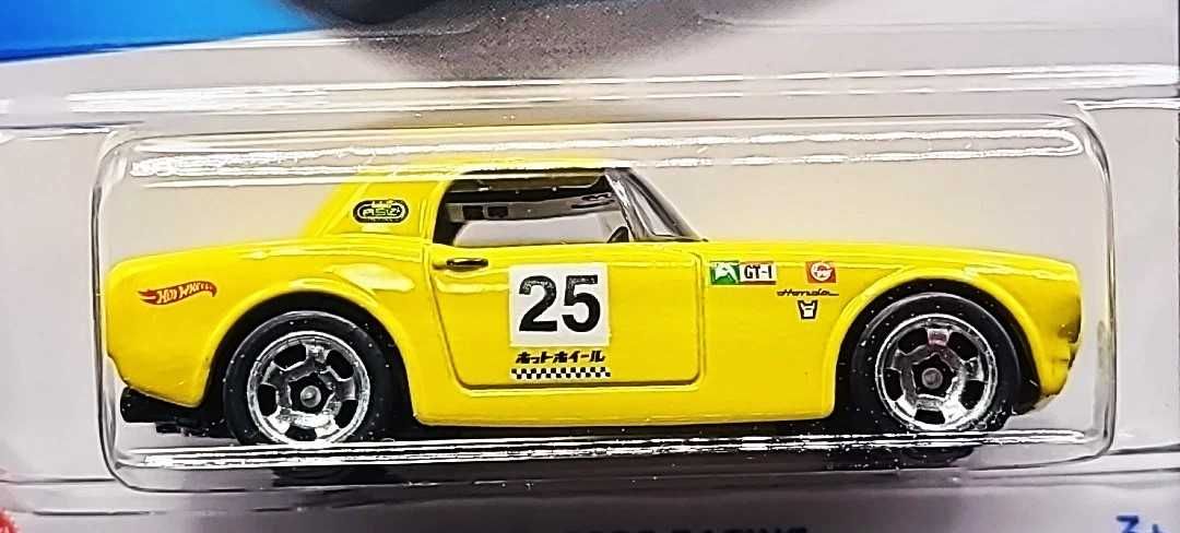 Hot Wheels Honda S800 Racing HW Race Day Yellow 1:64 Short card