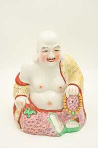 Figura Buda Sorridente Porcelana Chinesa