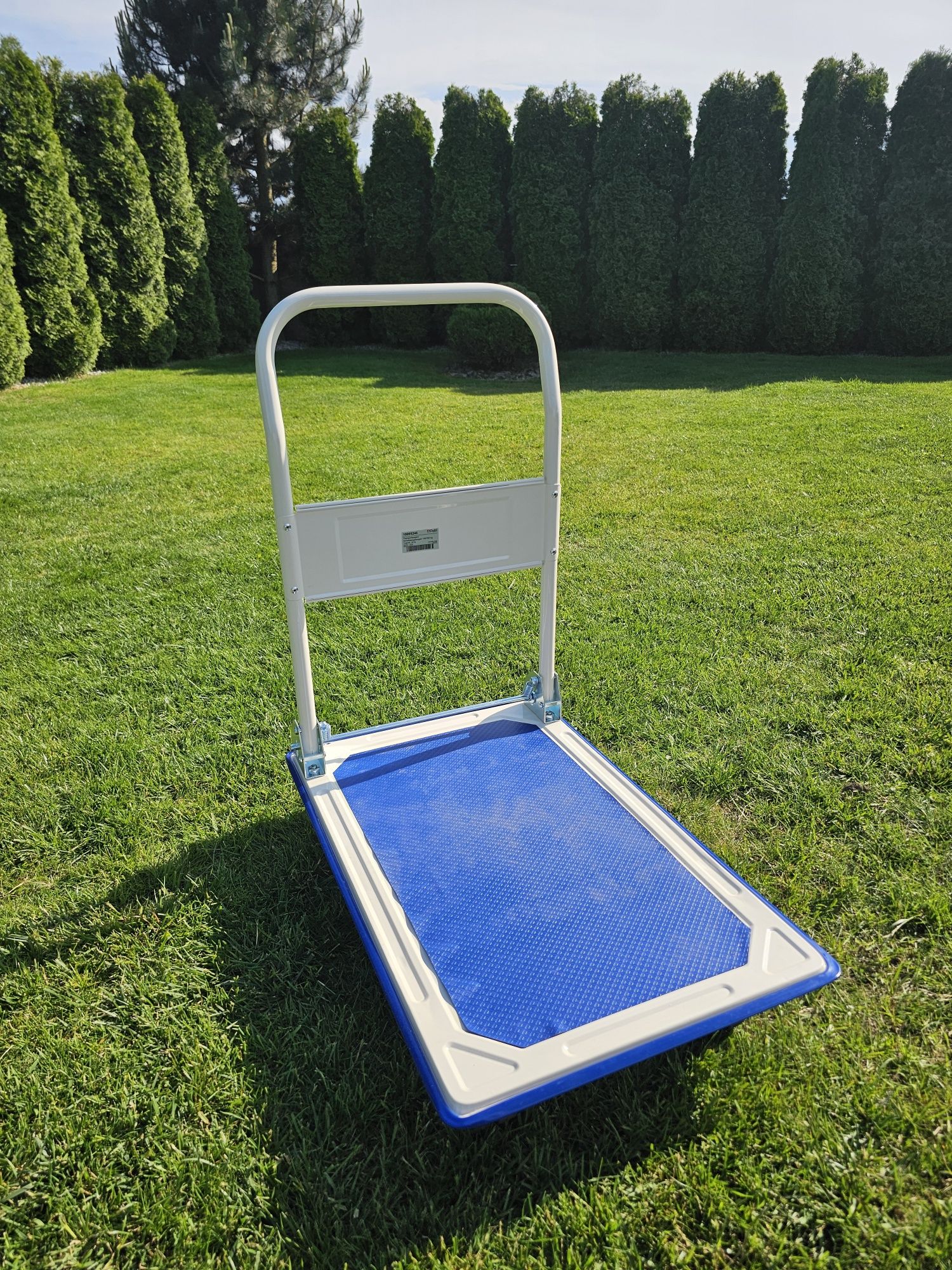 Wózek transportowy, platformowy, udźwig 150 kg, składany