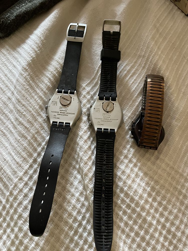 3 swatch usados sem pilha