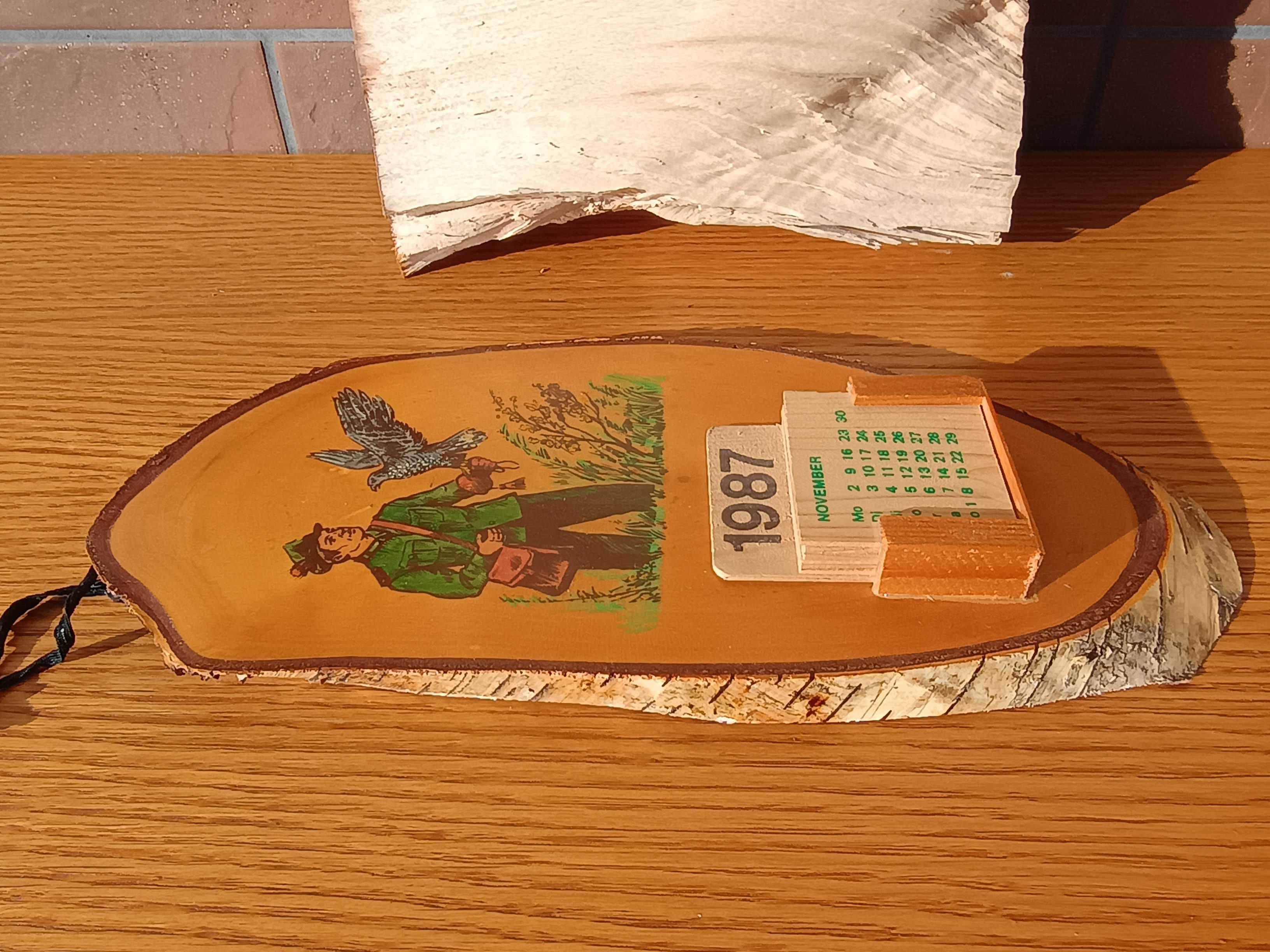 Kalendarz myśliwy sokolnik łowiectwo sokolnictwo niemiecki 1987 r.