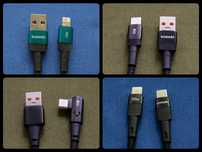 Розпродаж Кабелів USB 0.5 1 2 3 метр Type C Type A Lightning Micro USB