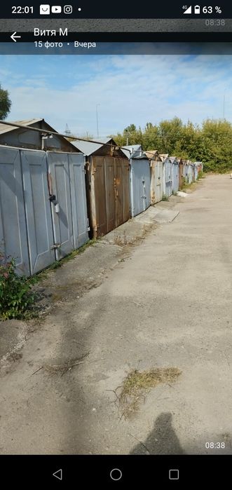 Продам металевий гараж місто Біла Церква