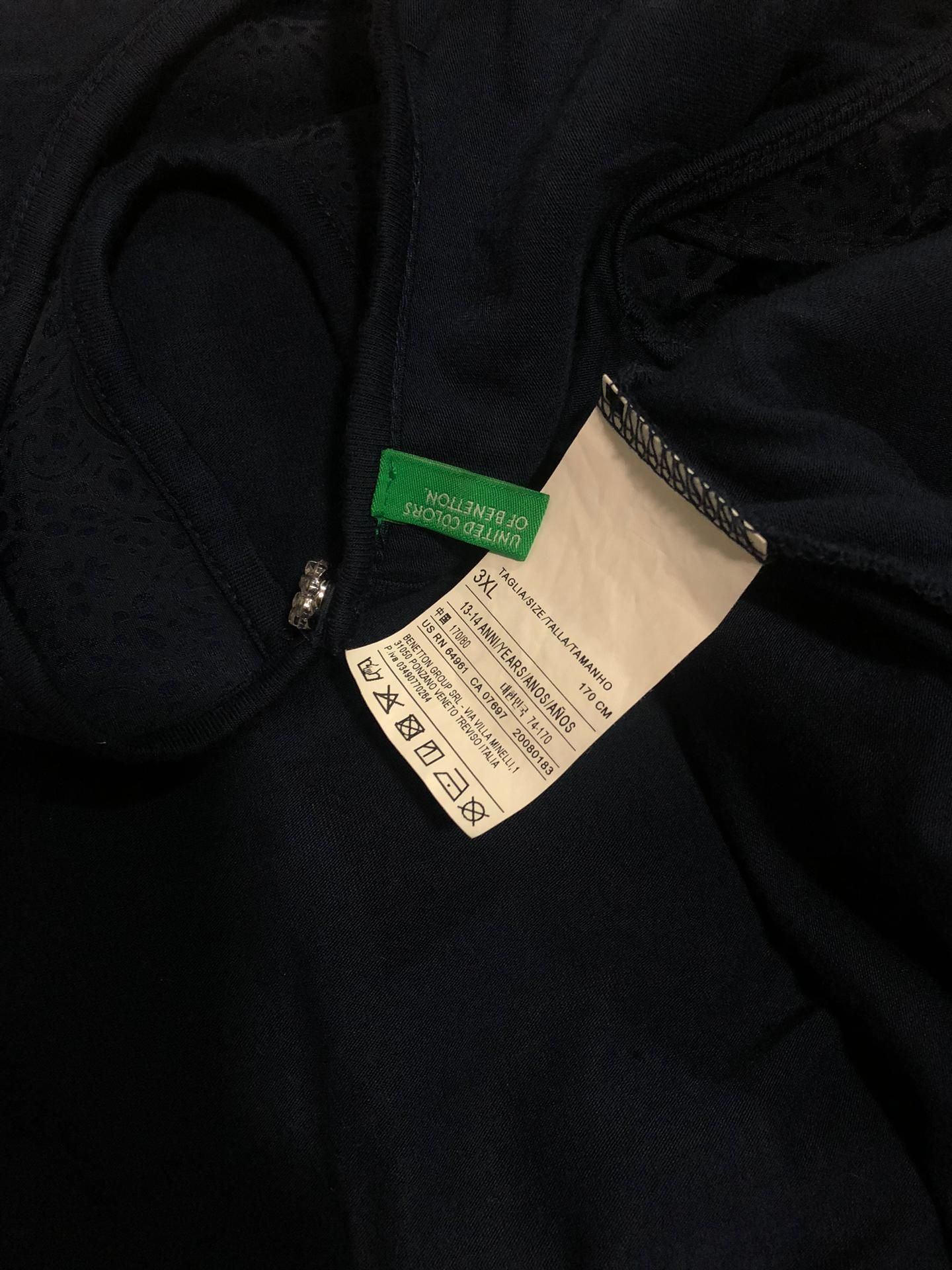 Blusa criança 12/ 14 anos ( benetton)