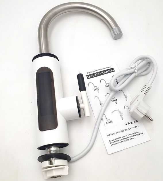 Проточний водонагрівач Кран Електричний швидкий нагрів води Бойлер 023
