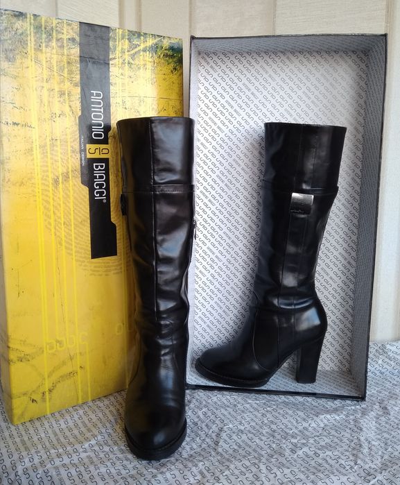 Жiночi чоботи Натуральна шкiра Iталiя ANTONIO BIAGGI и др.Ботильоны 37