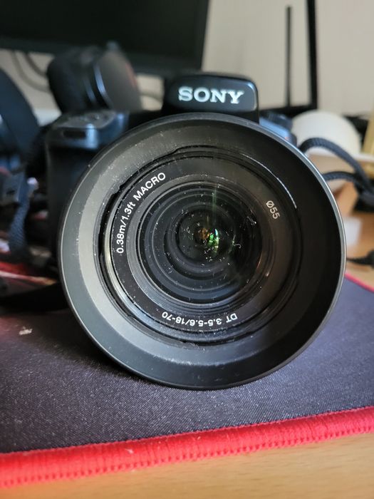 aparat sony alpha 300 plus obiektyw