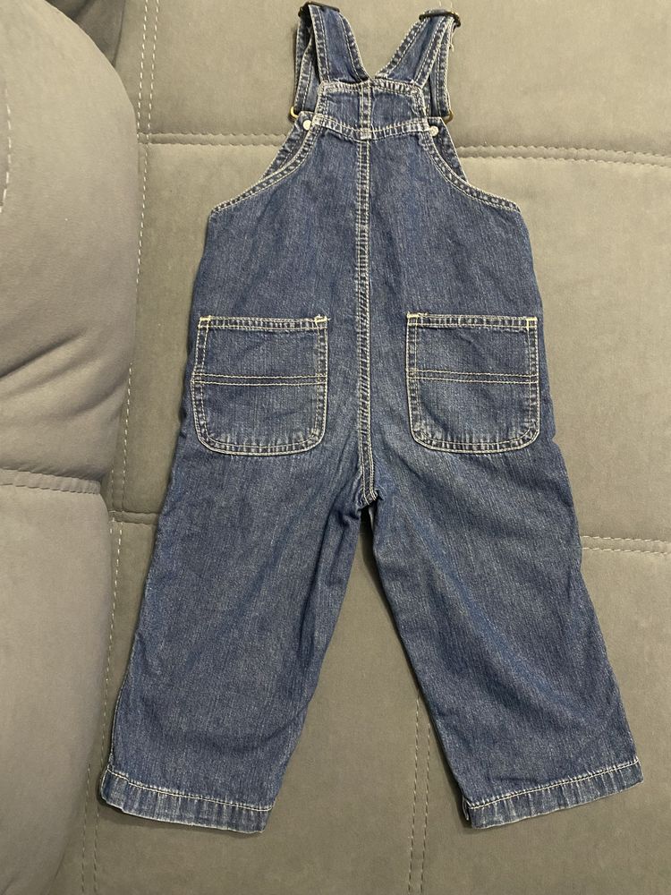 Детский джинсовый комбинезон