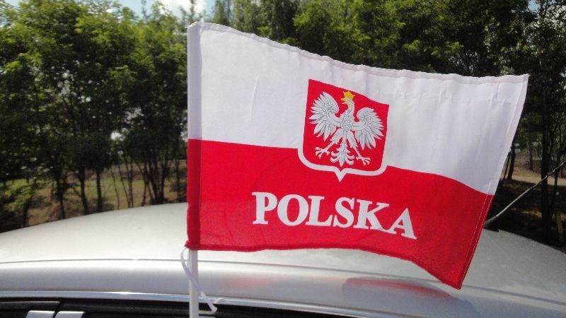 Flaga Polski 100 szt