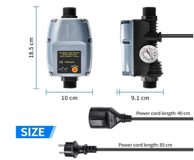 Briidea Automatyczny regulator ciśnienia pompy