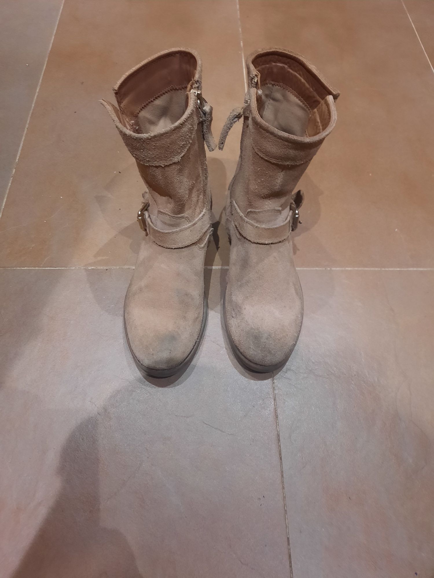 Botas camurça MassimoDutti n°33