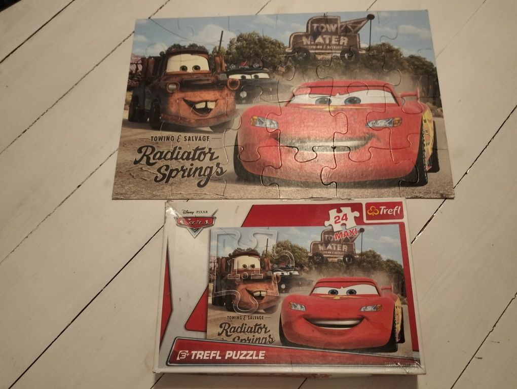 Puzzle 24szt maxi Cars McQuenn Złomek 3+
Zestaw kompletny.
Stan bardzo