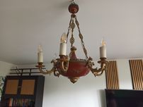 Lampa, żyrandol, sprawna