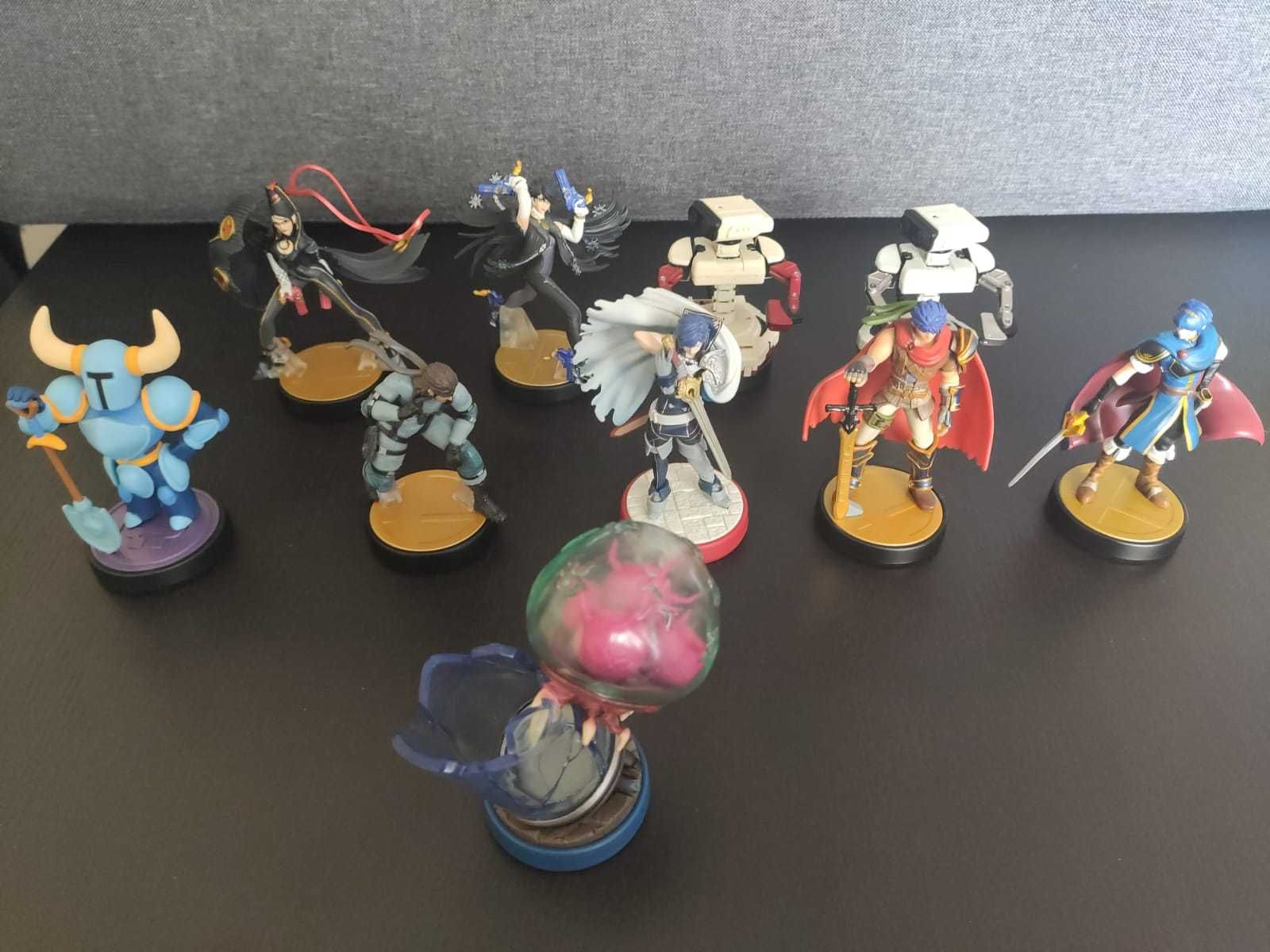 Amiibos Bayonetta, Metroid, Super Smash Bros