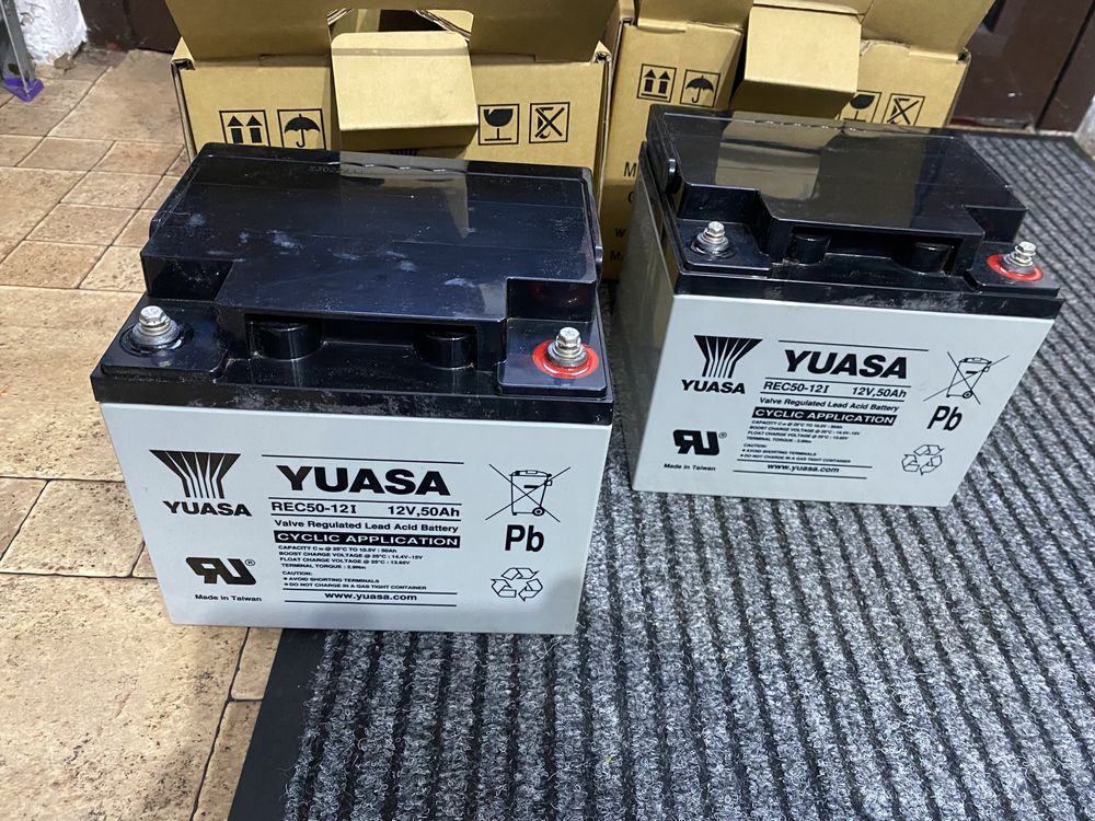 Akumulator Yuasa Rec 12V50 Ah