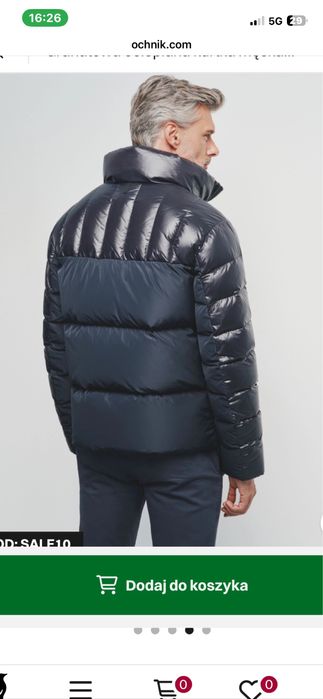 Zimowa puchowa kurtka puch& pierz  OCHNIK RRP 1000 zl