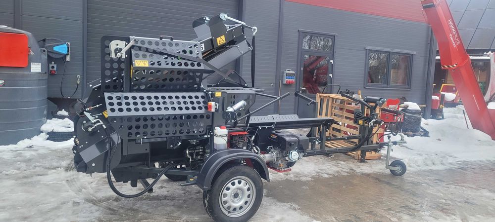 Fińska Piło łuparka Pilkemaster EVO36 kombajn do drewna od ręki