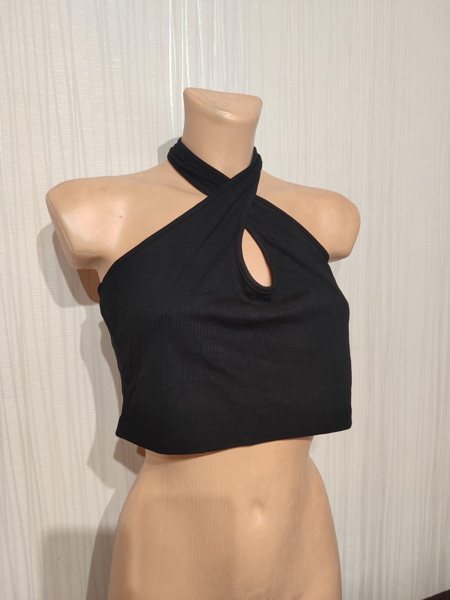 Seksowny Crop top nowy czarny